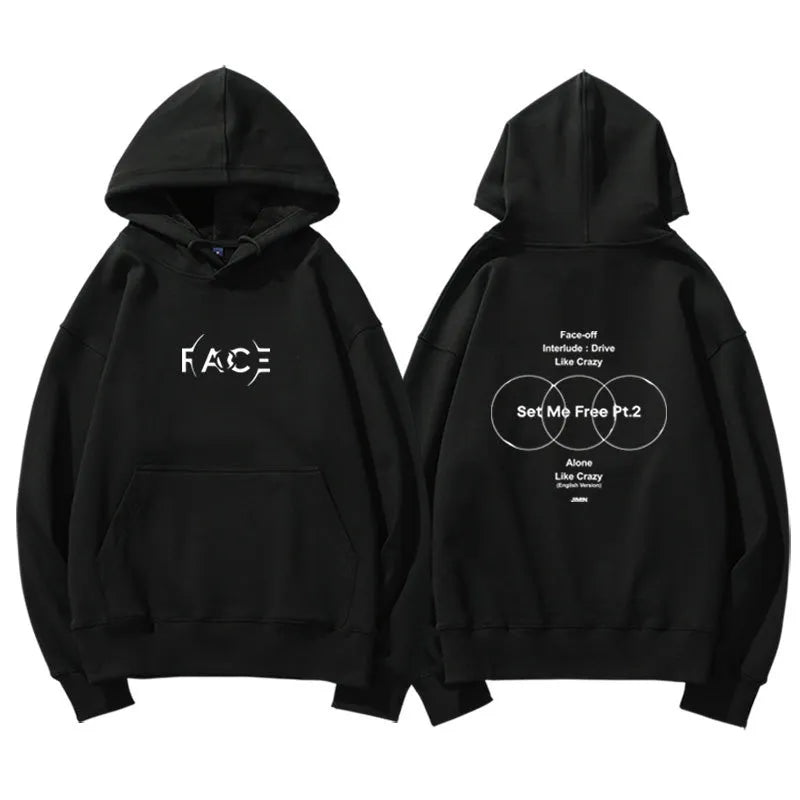 Jimin Face Hoodie