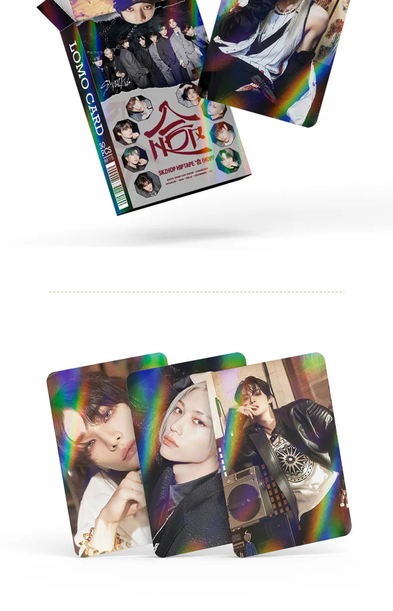 Straykids New Album Hop Laser Lomo Cards