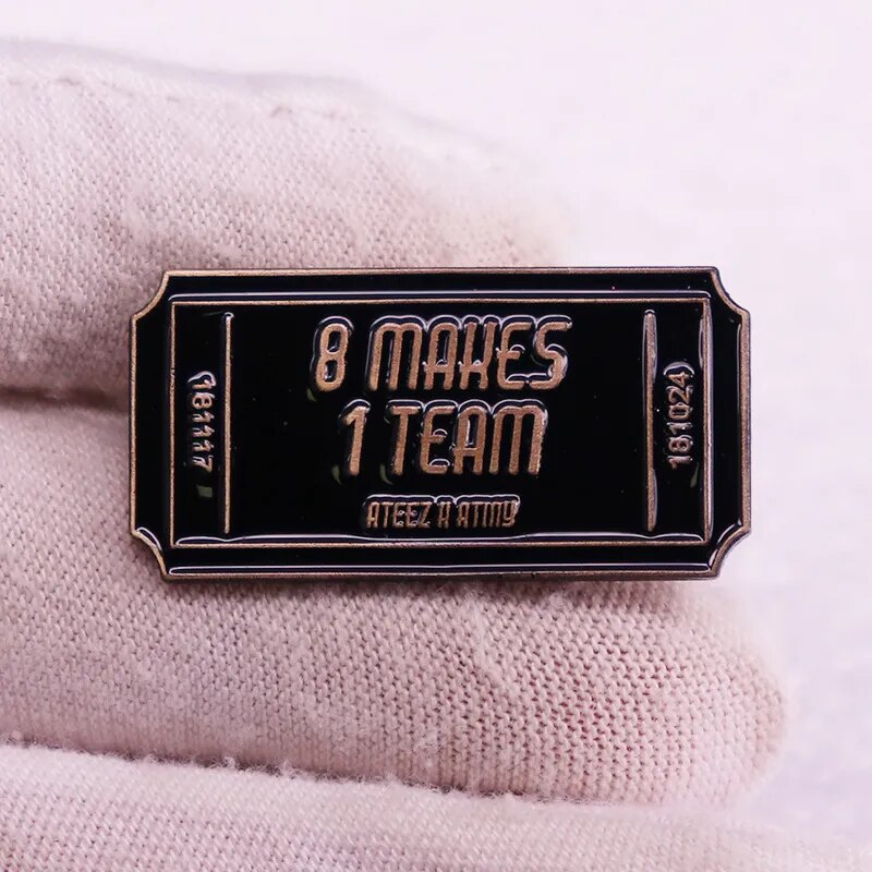 Kpop ATEEZ Enamel Pins Badge Brooch