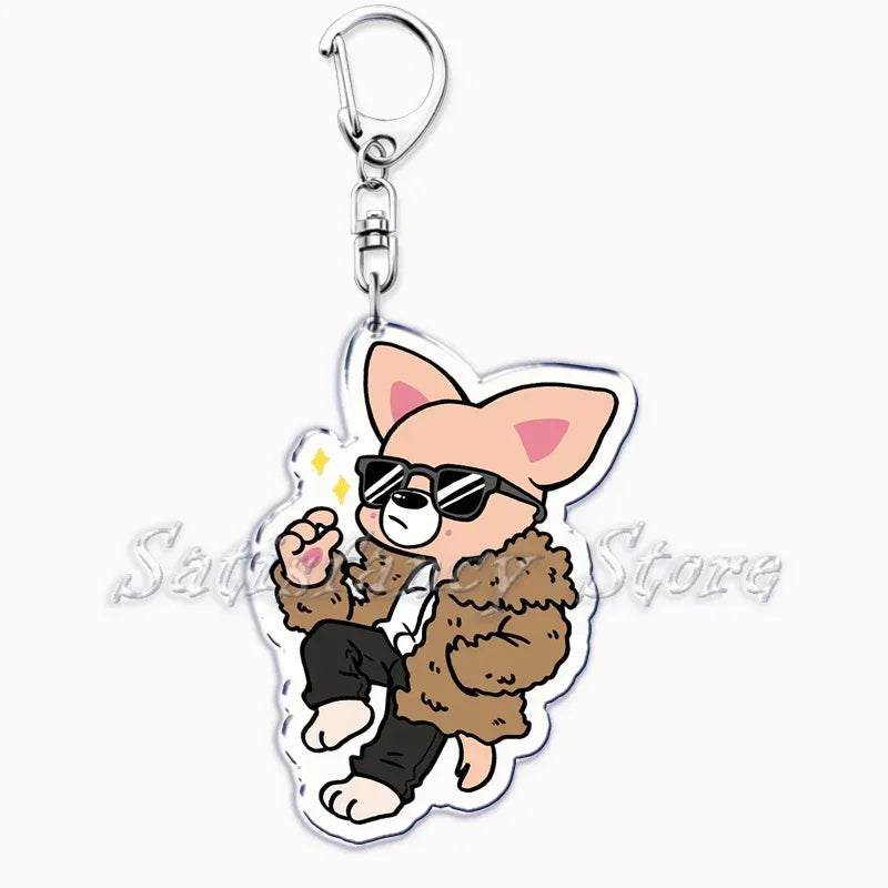 KPOP Skzoo Acrylic Keychain Ring Accessories