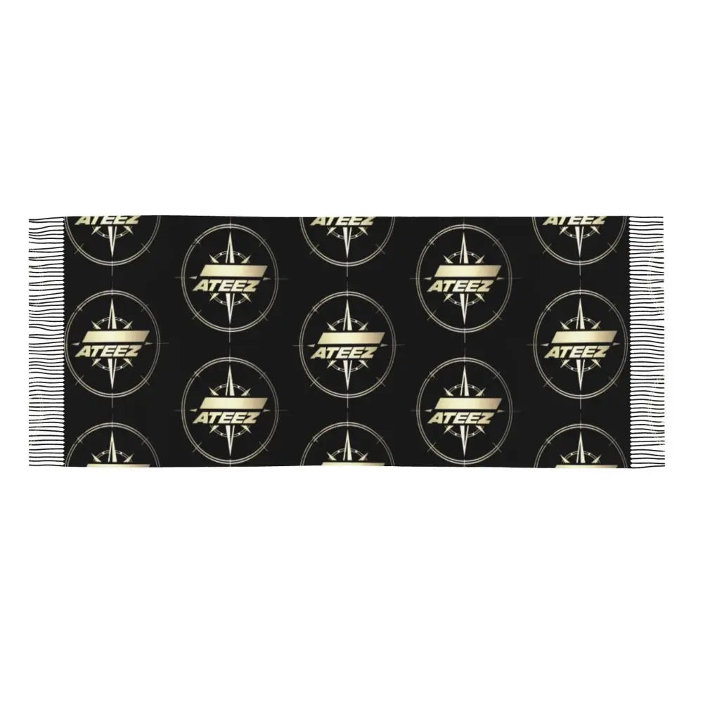 Printed Kpop ATEEZ Logo Scarf