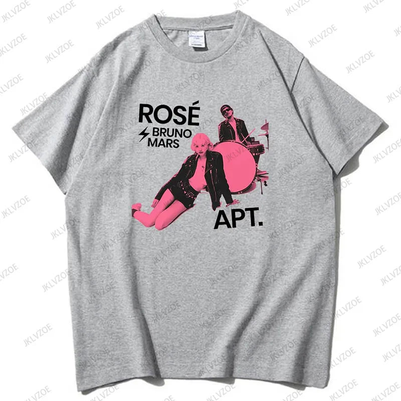 Black Pink Rosie APT Fashion Shirt Merch