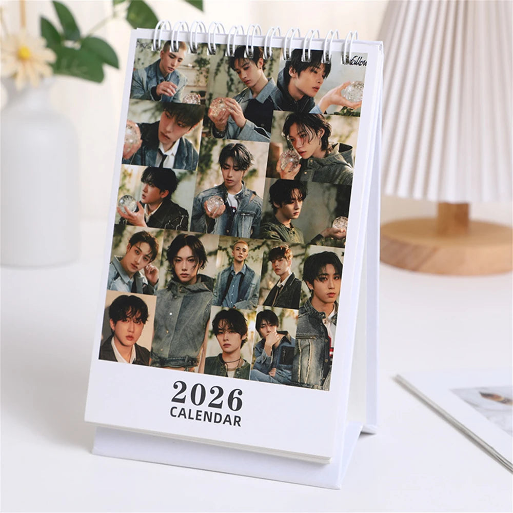 KPOP Idol Group 2026 Desk Calendar Album Photo Fashion Calendar