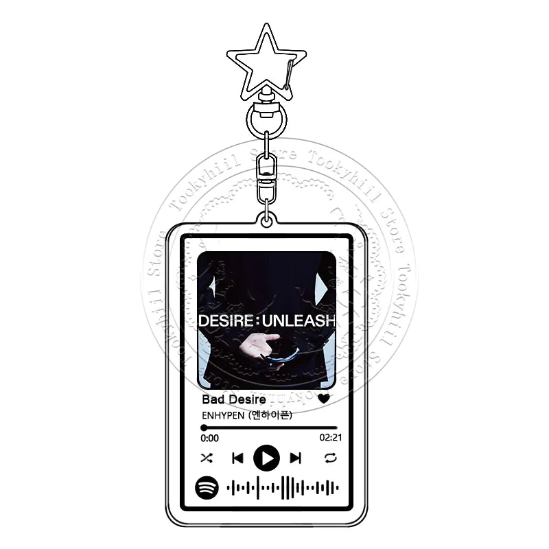 ENHYPEN Music Keychain Keyring Accessories