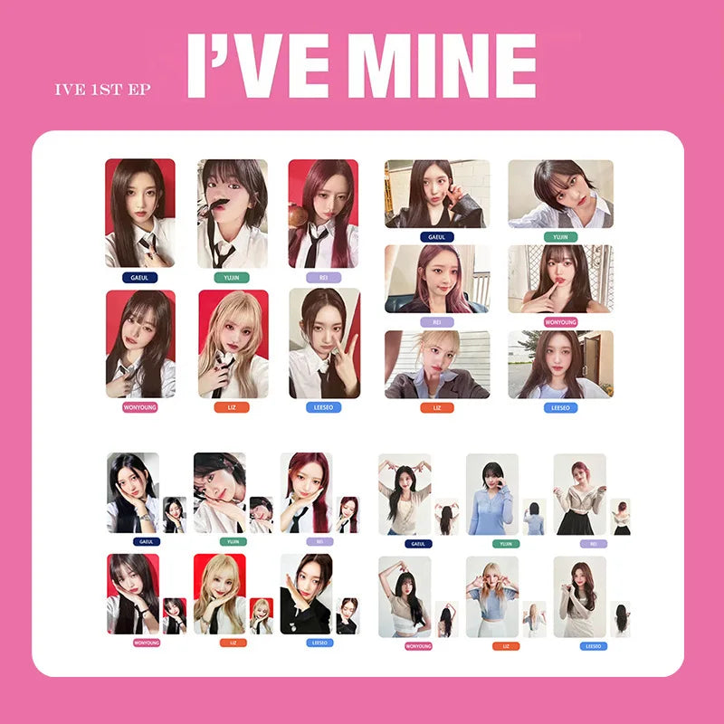 IVE Mine Album Lomo Card 6pcs