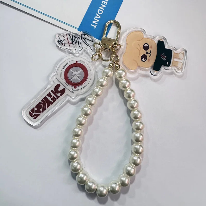 Skzoo Stray Kids Support Light Double-sided Acrylic Keychain