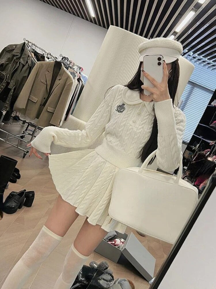 Korean Knitted Set  for Women