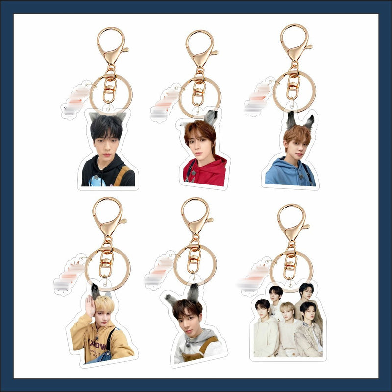 TXT Member Keychain Ring