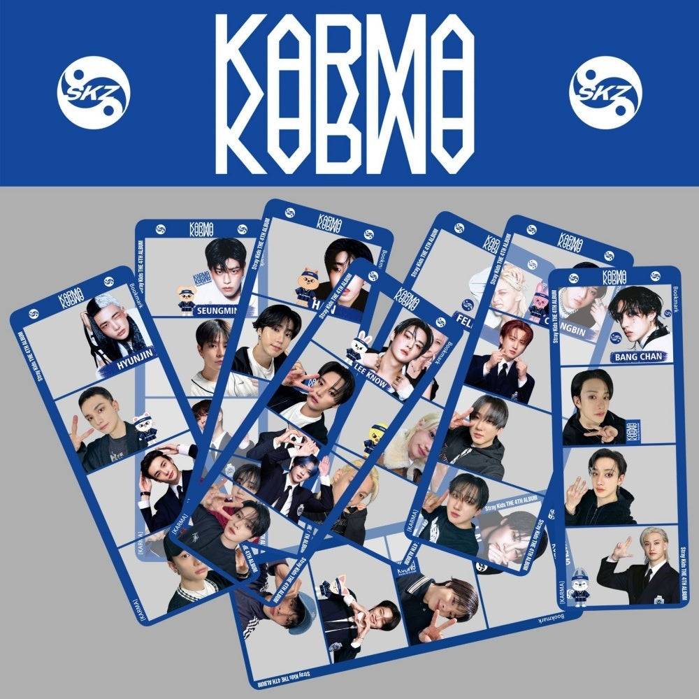Stray Kids KARMA PVC Photocard Strips