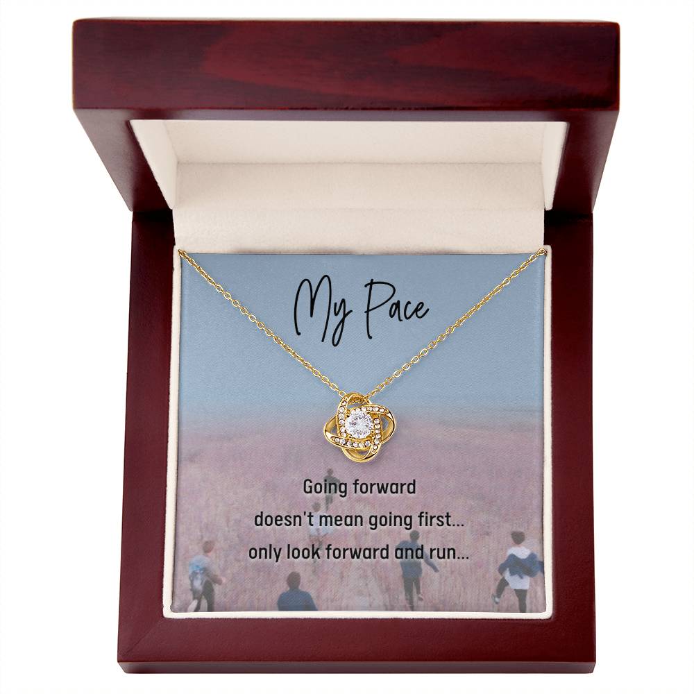 My Pace Stray Kids Love Knot Necklace