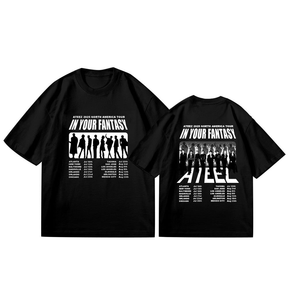 ATEEZ 2026 North America Concert Tour Black Shirt
