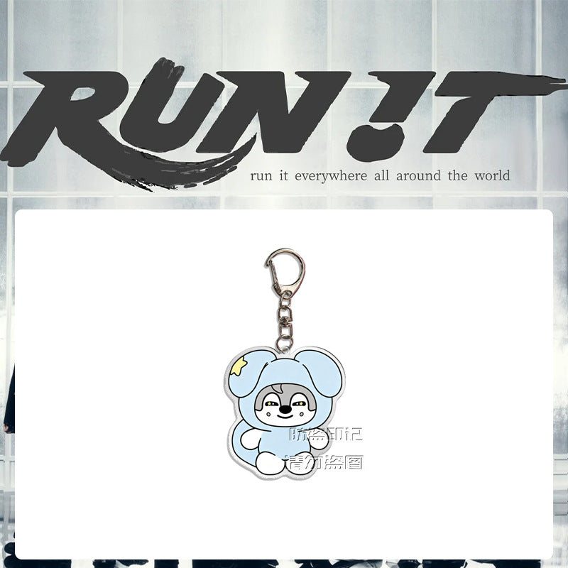 Straykids 2026 Run It Keychain Accessories