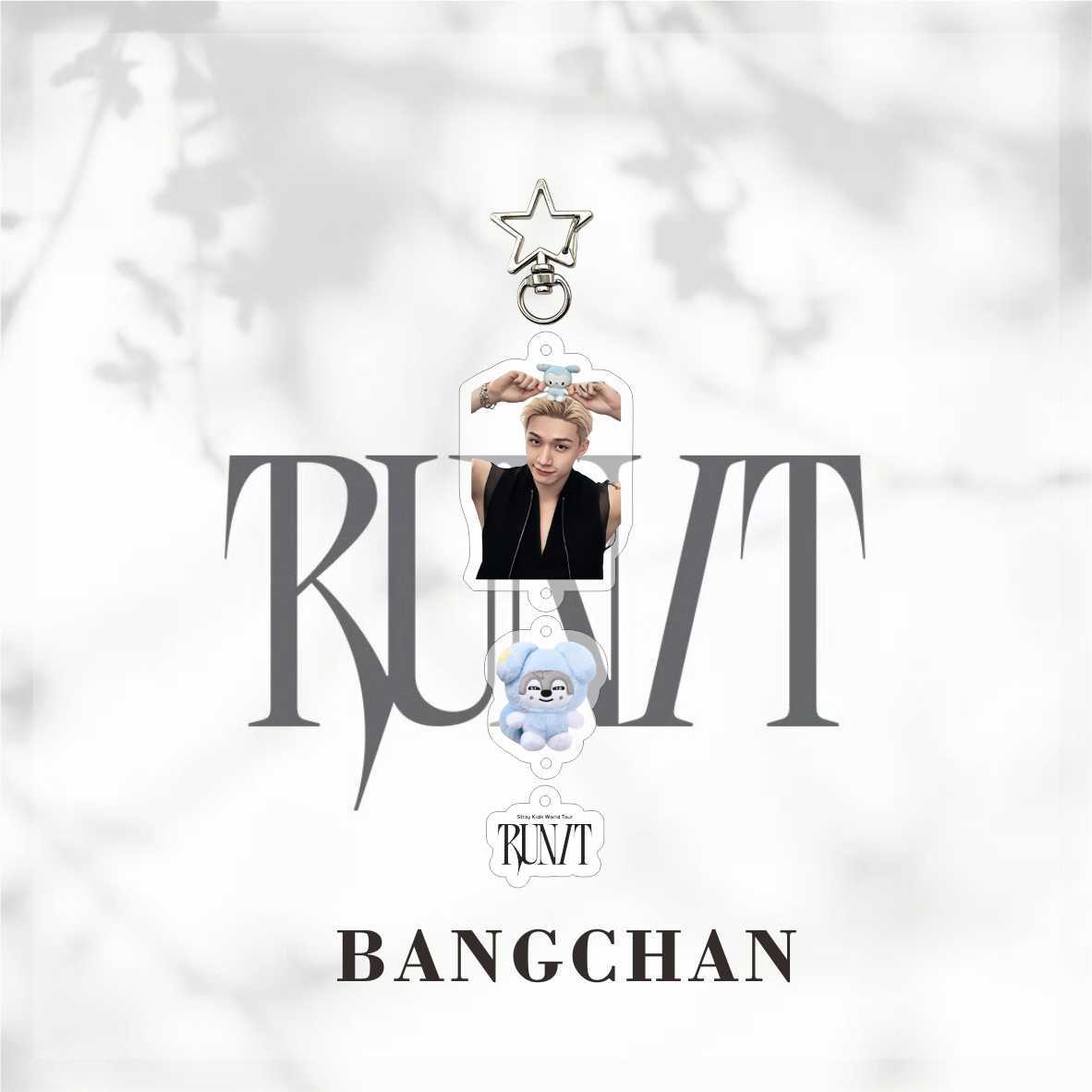 Stray Kids Run It 2026 White Keychain Accessories