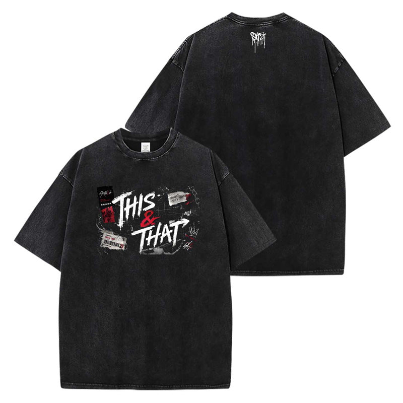 SKZ This & That Ashed Vintage Cool Shirt
