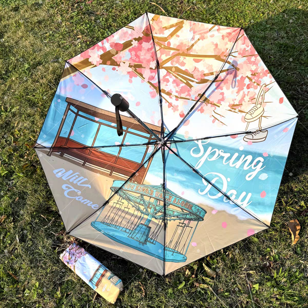Bangtan Boys Spring Day Umbrella Accessories