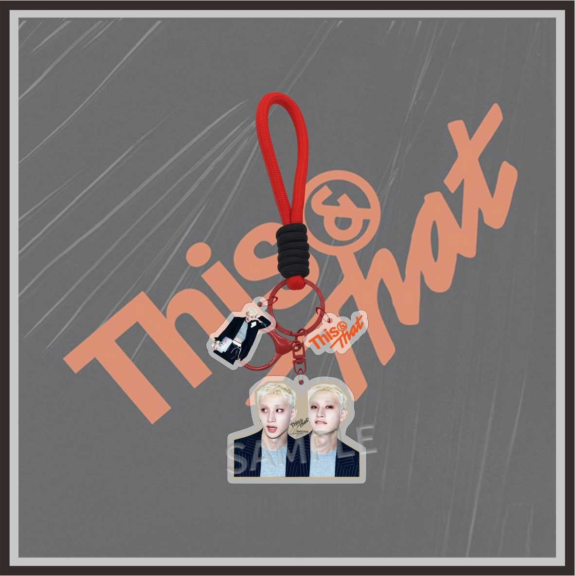 Straykids This & That Keychain Orange Accessories