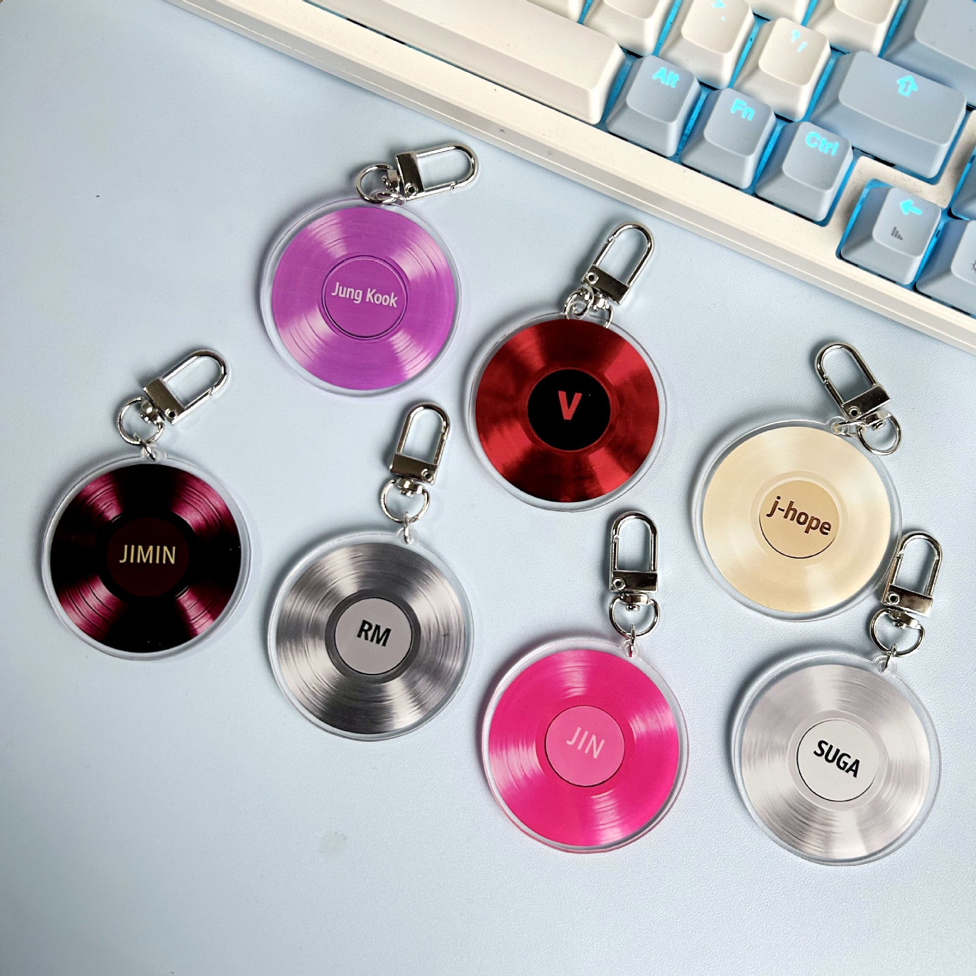 Bangtan Boys 2026 World Tour CD Keychain Accessories