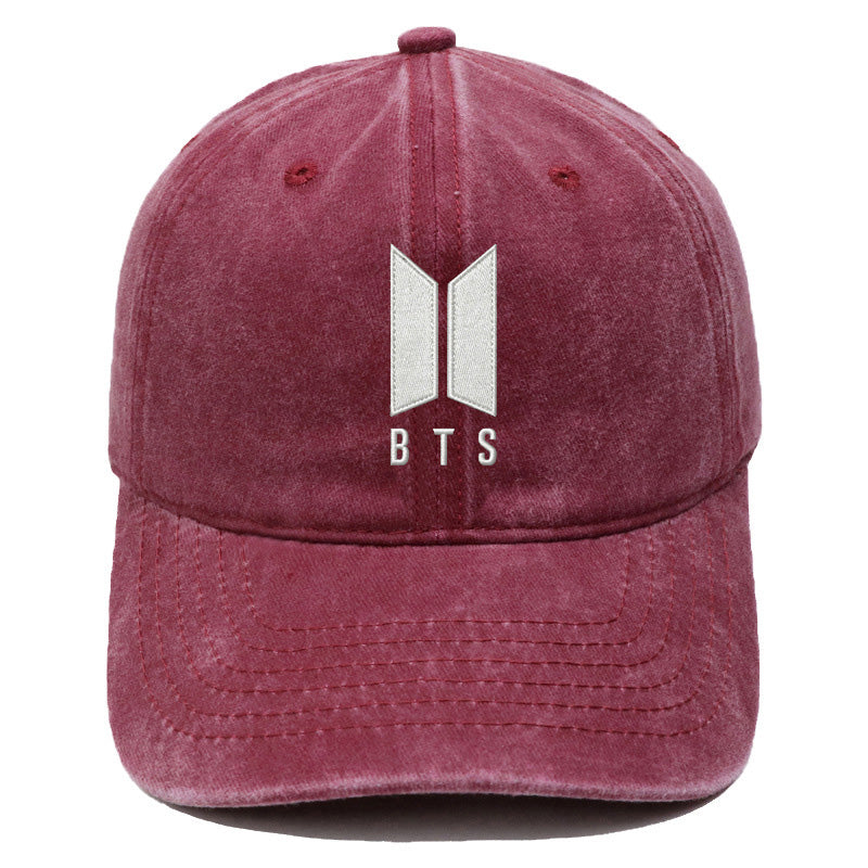 Bangtan Boys Logo Embroided Baseball Cap