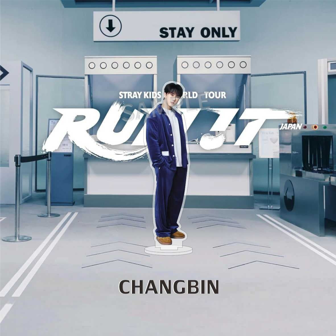 Stray Kids Run It 2026 Standee Merch