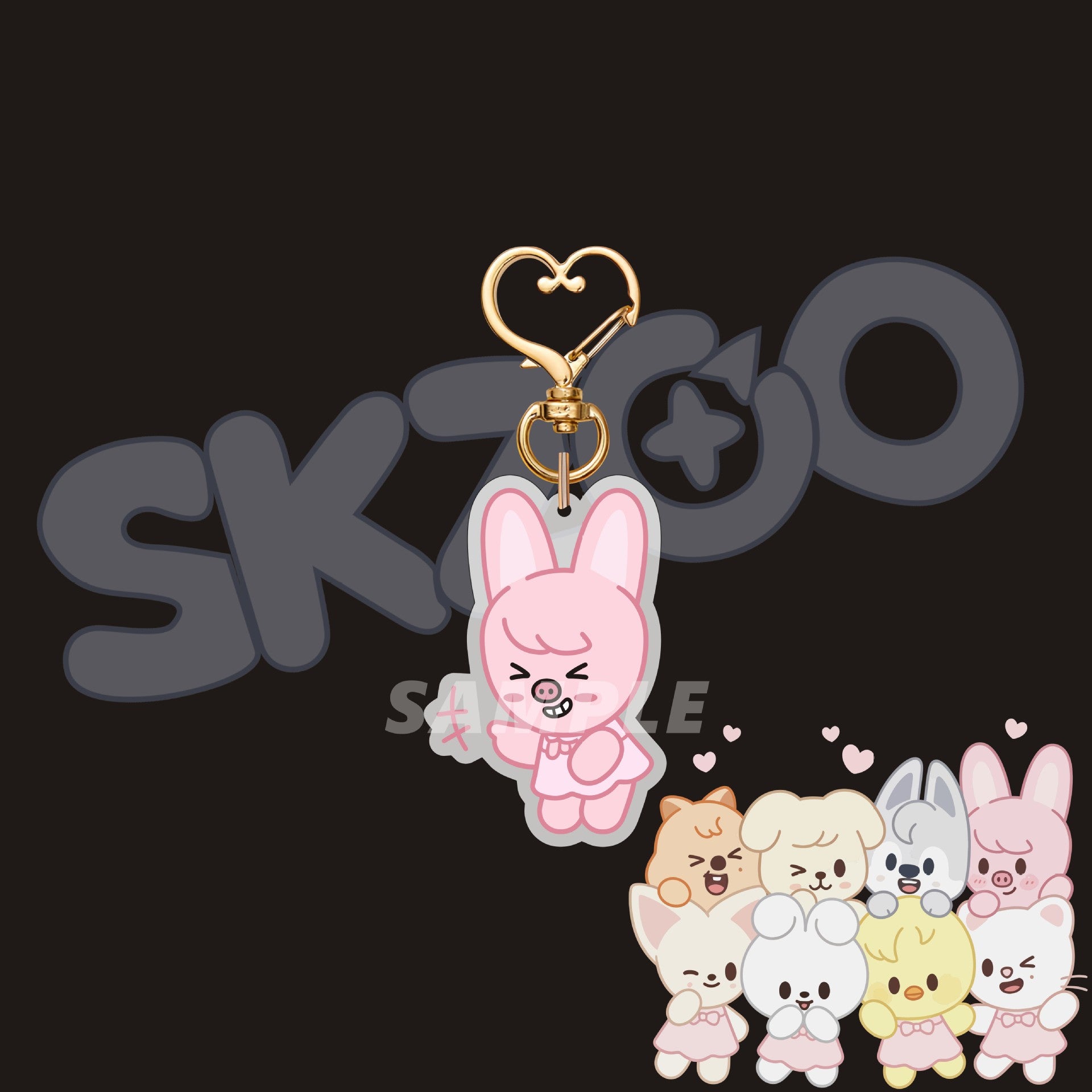 Stray Kids Skzoo 2026 Cute Keychain Accessories