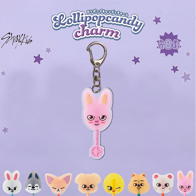 Stray Kids SKZOO Lollipop Candy Keychain
