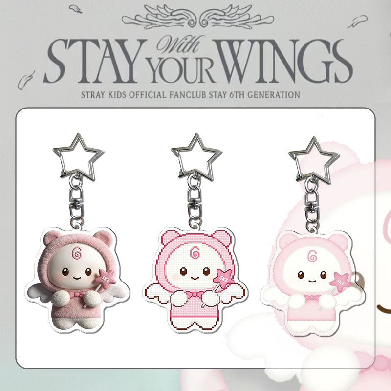 Straykids Stay with Your Wings Keychain Accessories