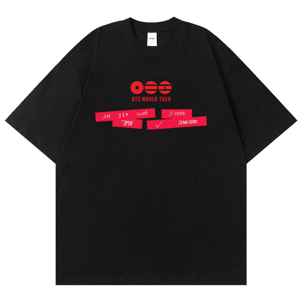 Bangtan Boys 2026 World Tour Shirt Merch