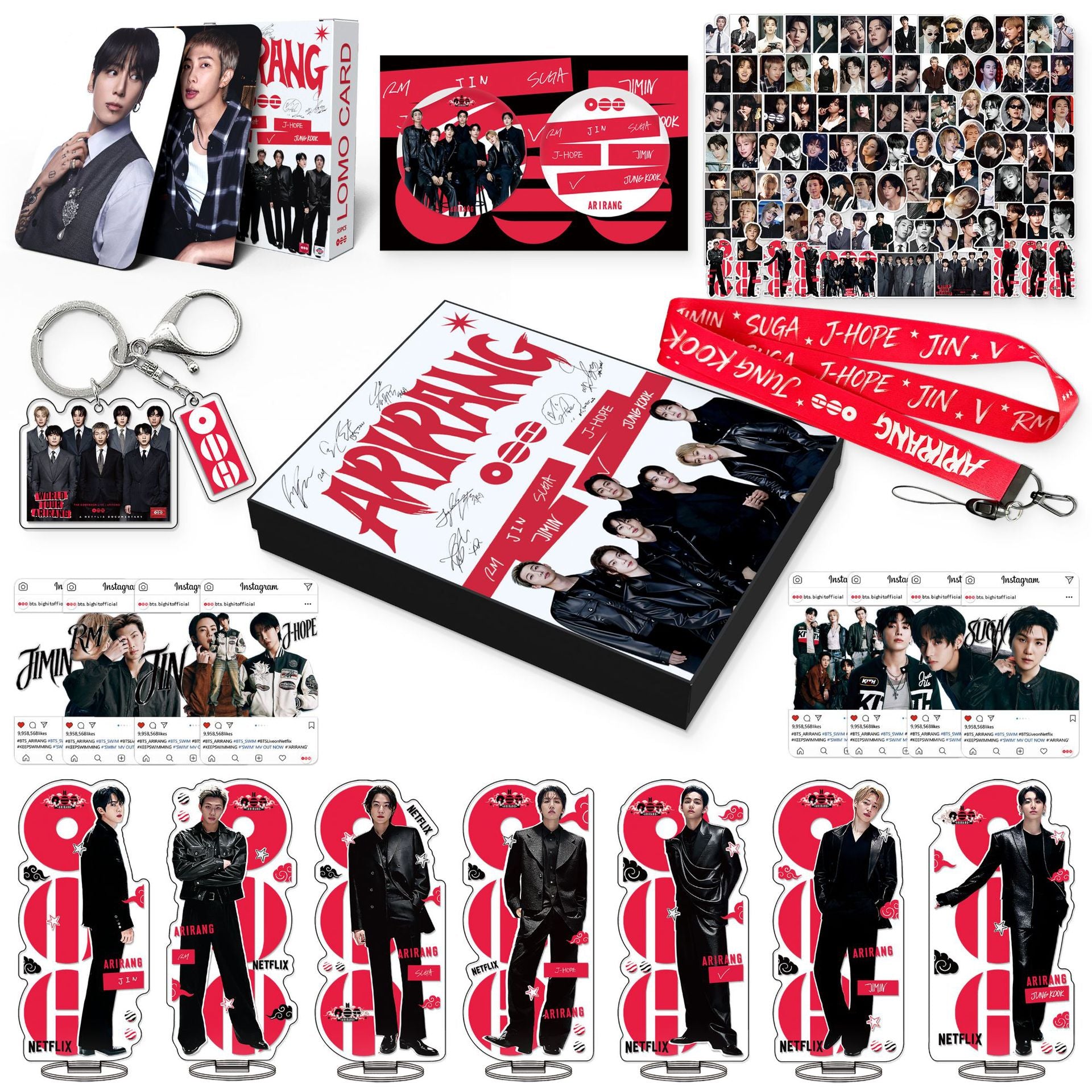 Bangtan Boys Arirang Album Big Gift Box Collection Merch