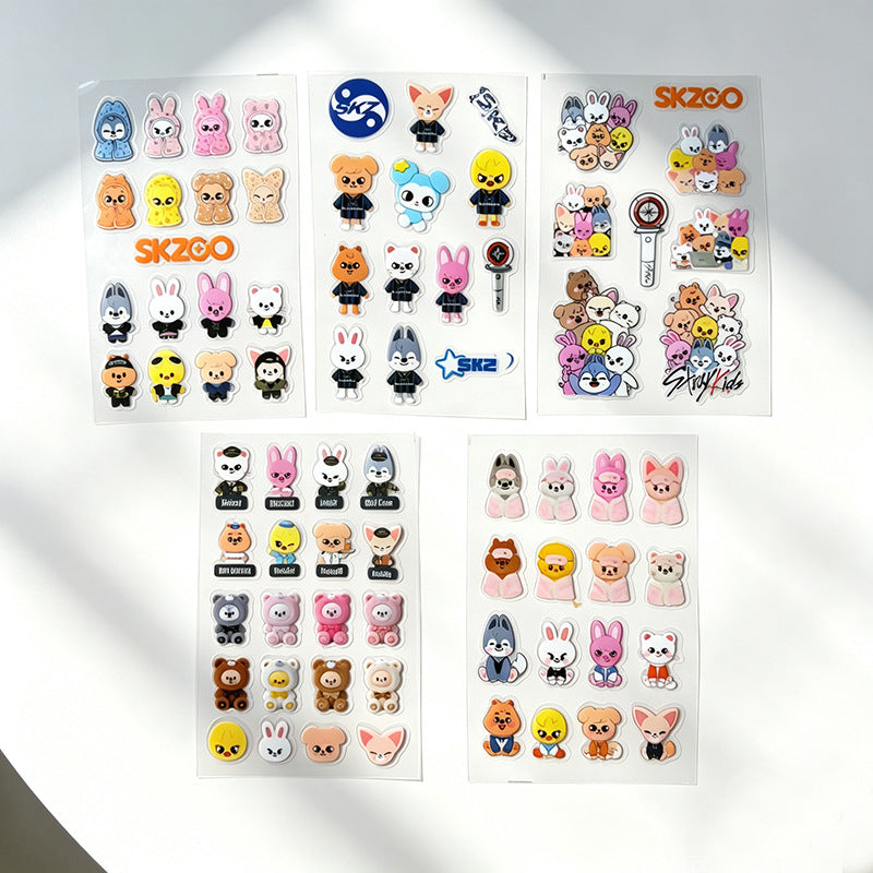 Straykids Skzoo Cute New Stickers Collection