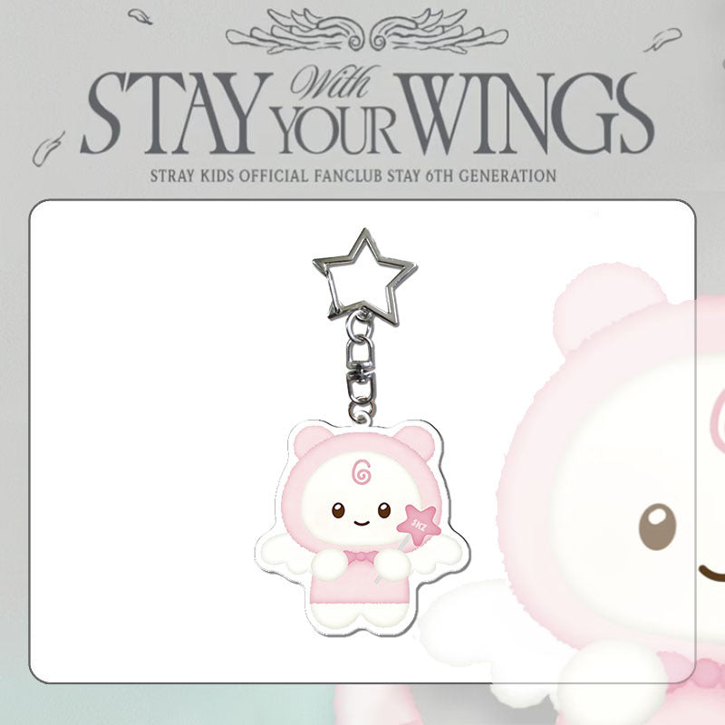Straykids Stay with Your Wings Keychain Accessories