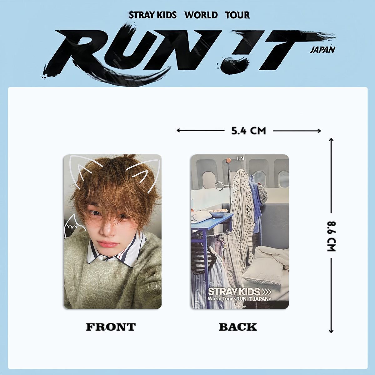Straykids Run IT Japan Tour Photocards