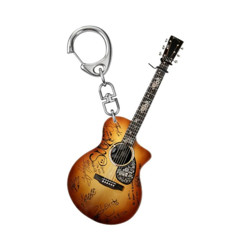 Bangtan Boys Suga Guitar Keychain Accessories