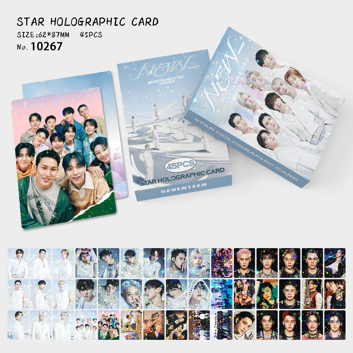 SEVENTEEN New Star Holographic 2026 Photocards