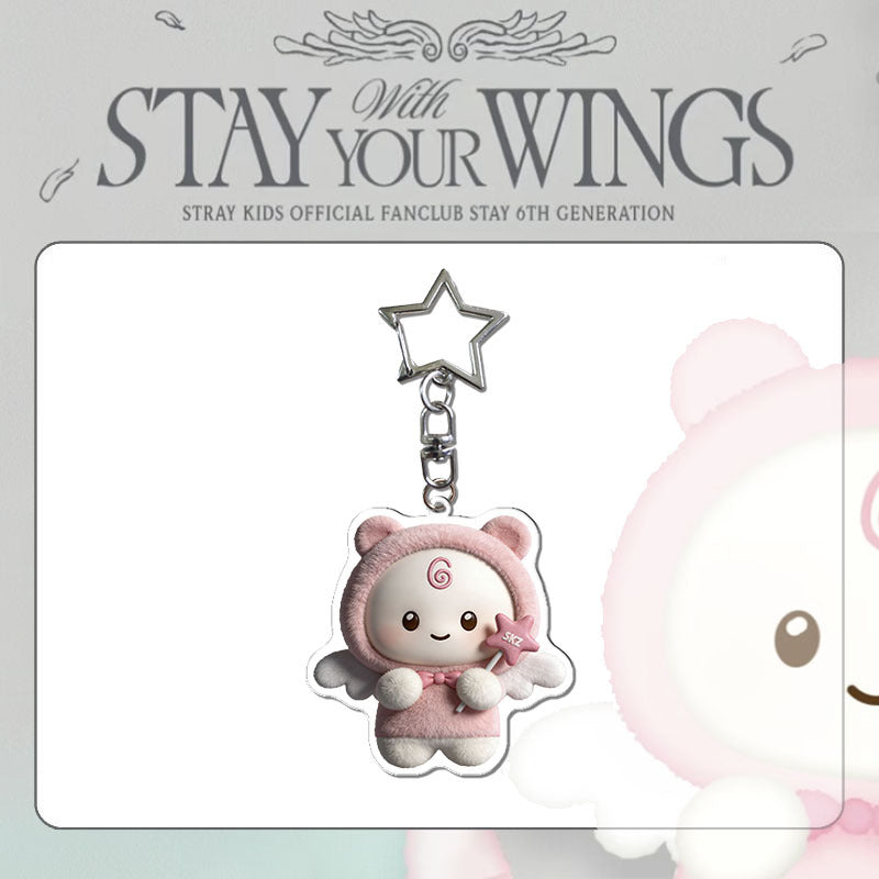 Straykids Stay with Your Wings Keychain Accessories