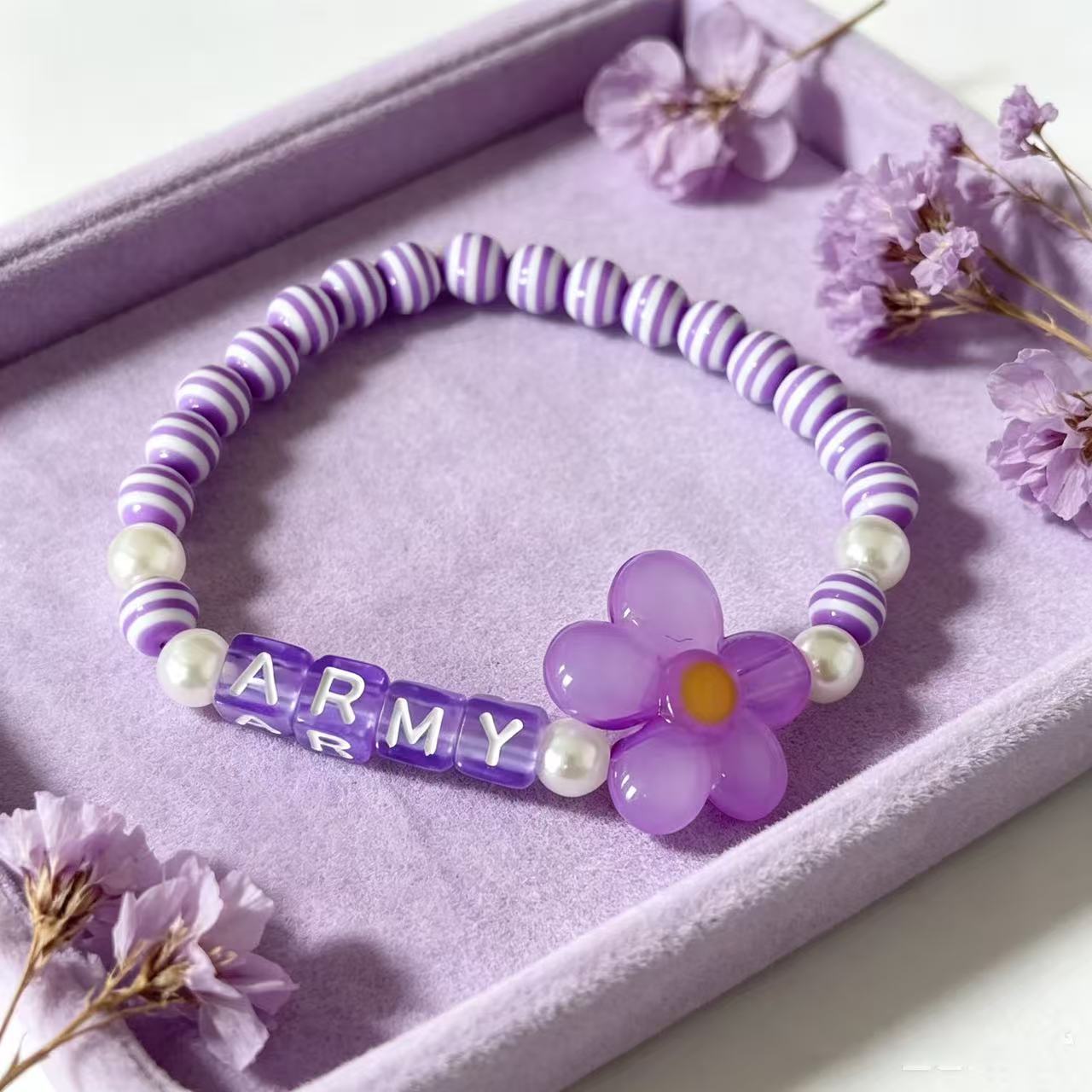 Bangtan Boys Army Letter Cute Bracelet Accessories