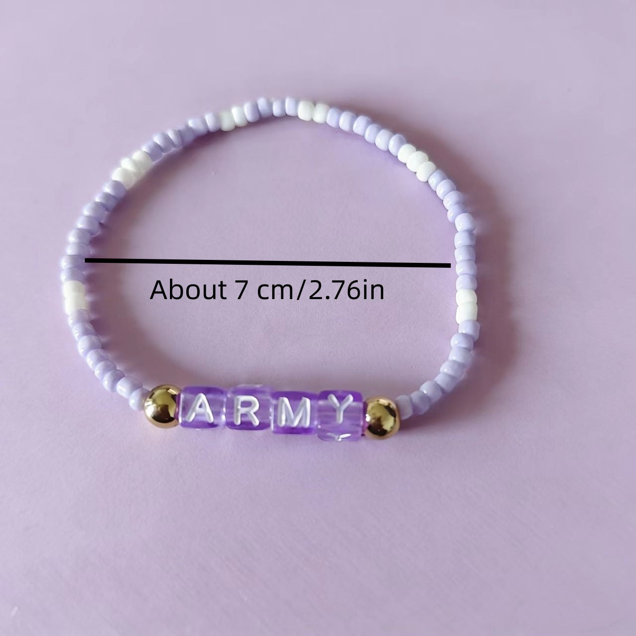 Bangtan Boys Army Letter Cute Bracelet Accessories