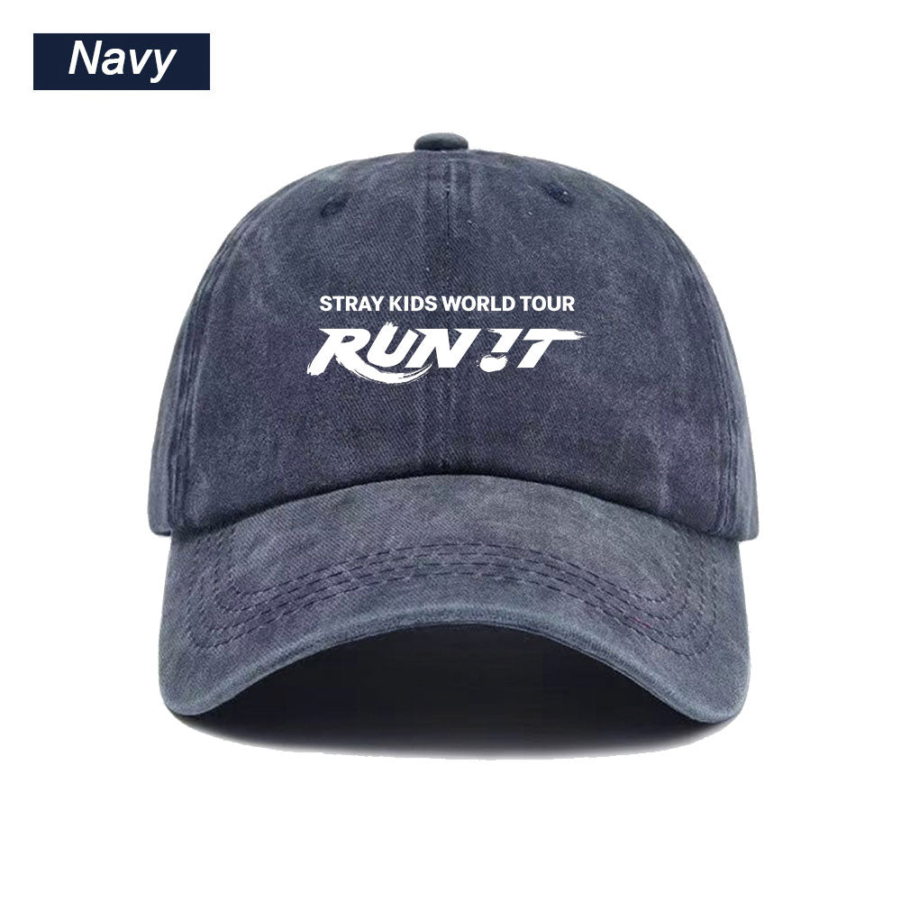 Stray Kids Run It 2026 World Tour Baseball Cap