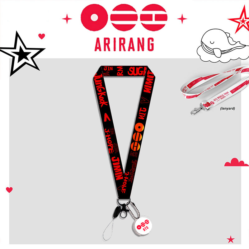 Bangtan Boys 2026 Black Arirang Lanyard Accessories