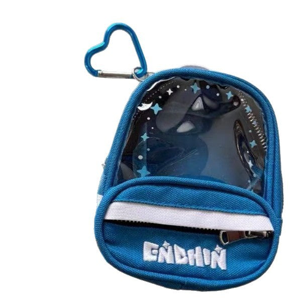 Enhypen Plush Doll Cute Blue Storage Bag
