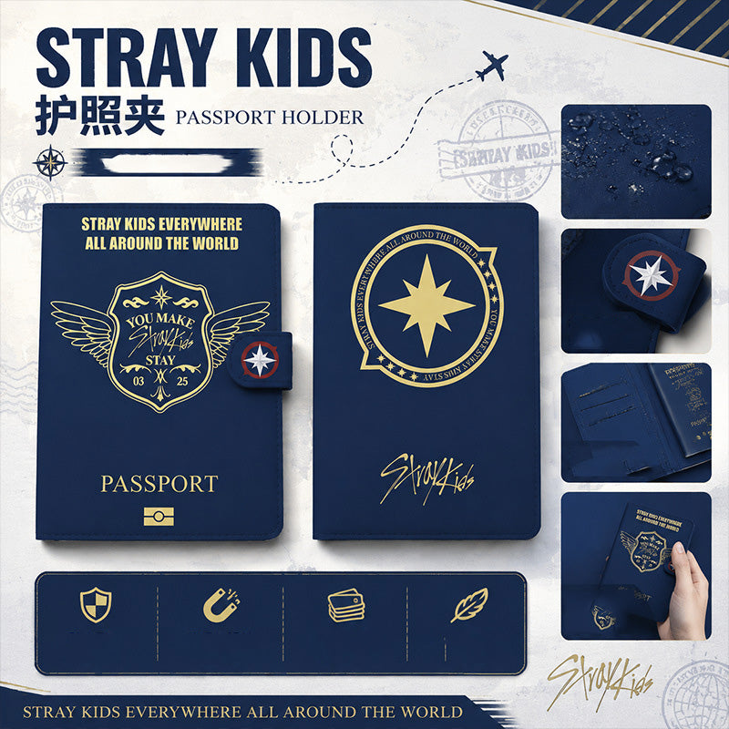Stray Kids Passport Holder Accessories