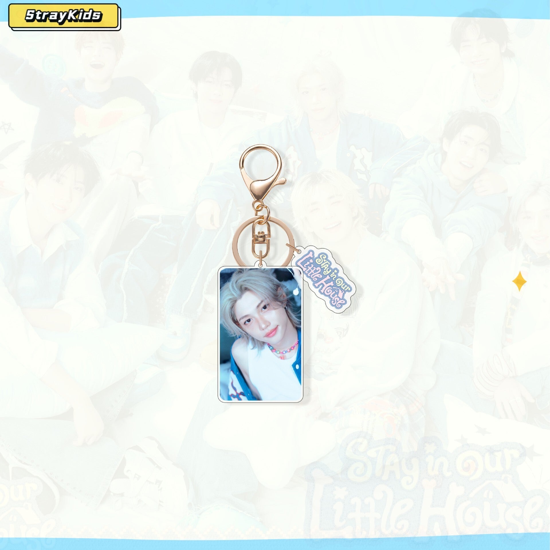 Stray Kids 6th Fan Meet Stay In Our Little House Keychain 2026