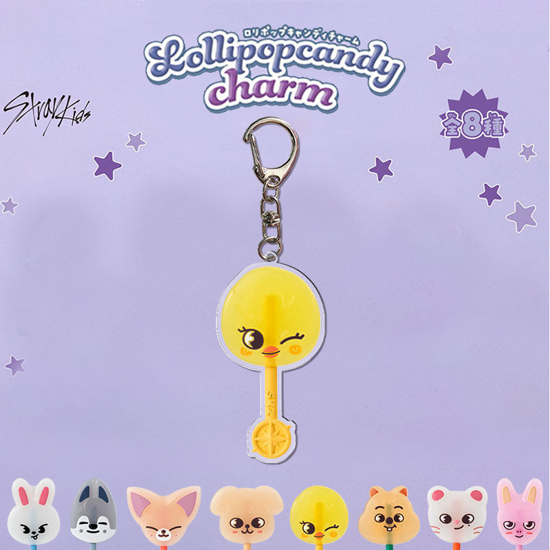 Stray Kids SKZOO Lollipop Candy Keychain