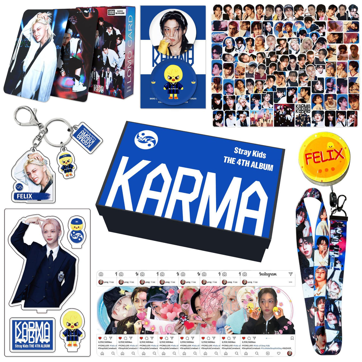 Stray Kids KARMA Album Solo Member Gift Box