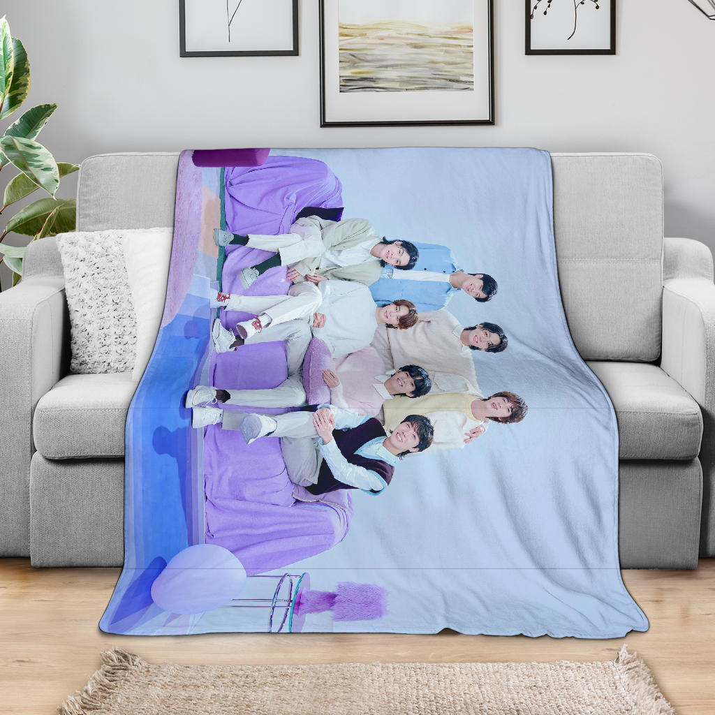 Bangtan Boys 10th Anniversary Blanket V2