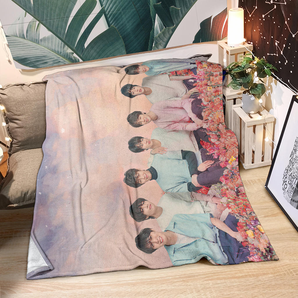 Bangtan Boys Pastel Blanket
