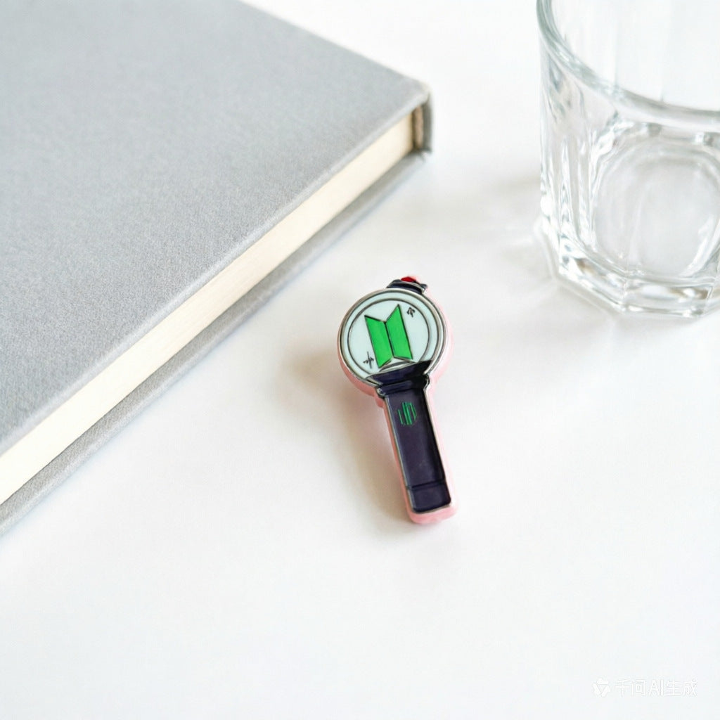 Bangtan Light Stick Style Brooch Pins Accessories