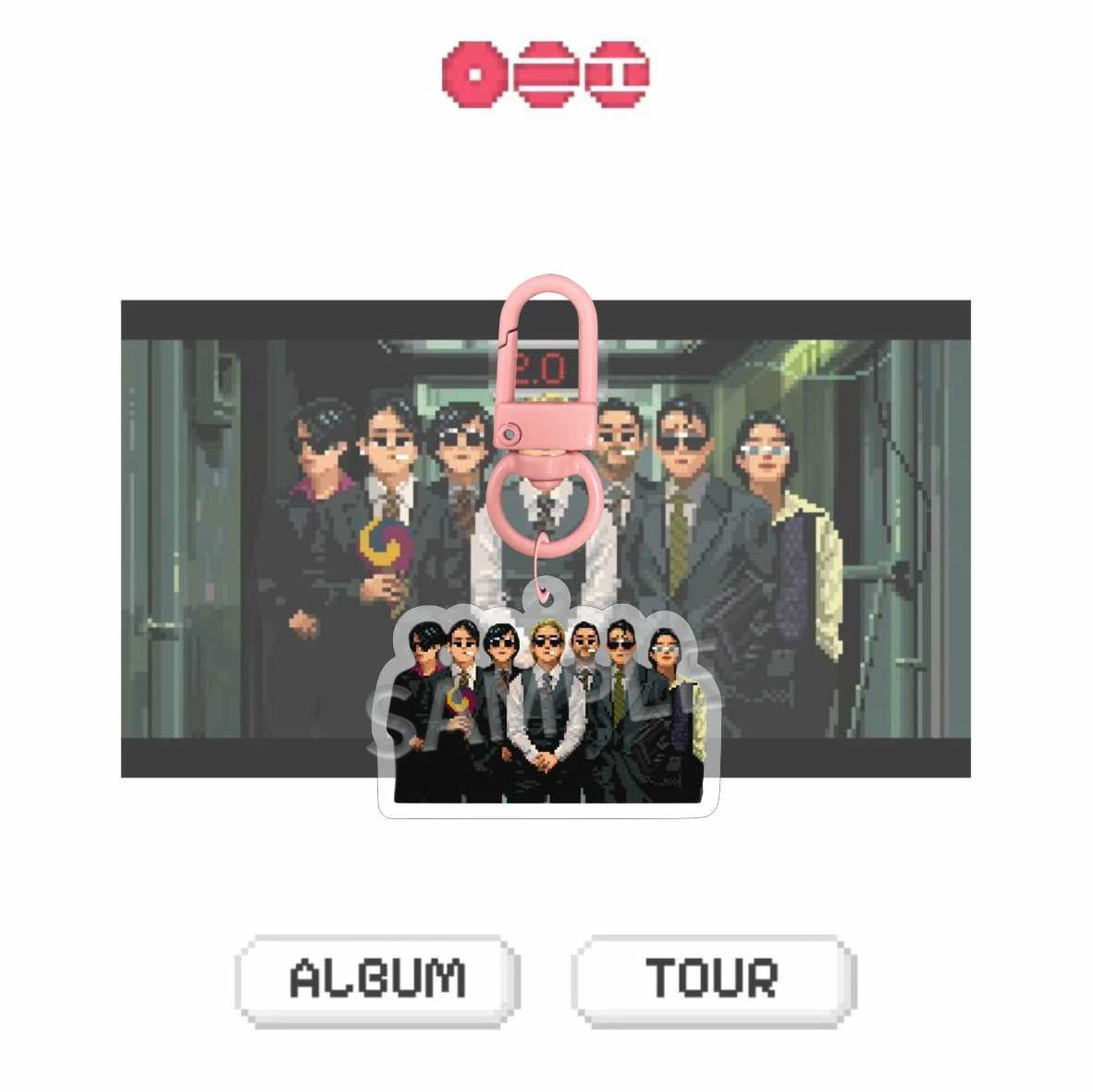 Bangtan Boys 2026 Arirang Tour Face Keychain