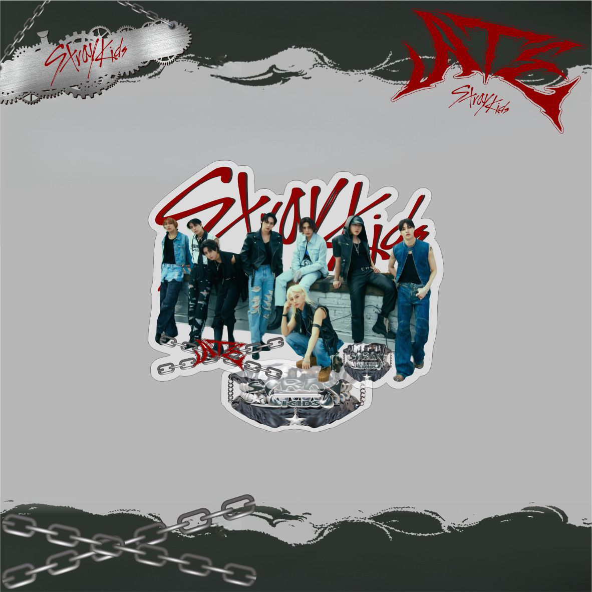 Stray kids New Mini Album "ATE" Standee