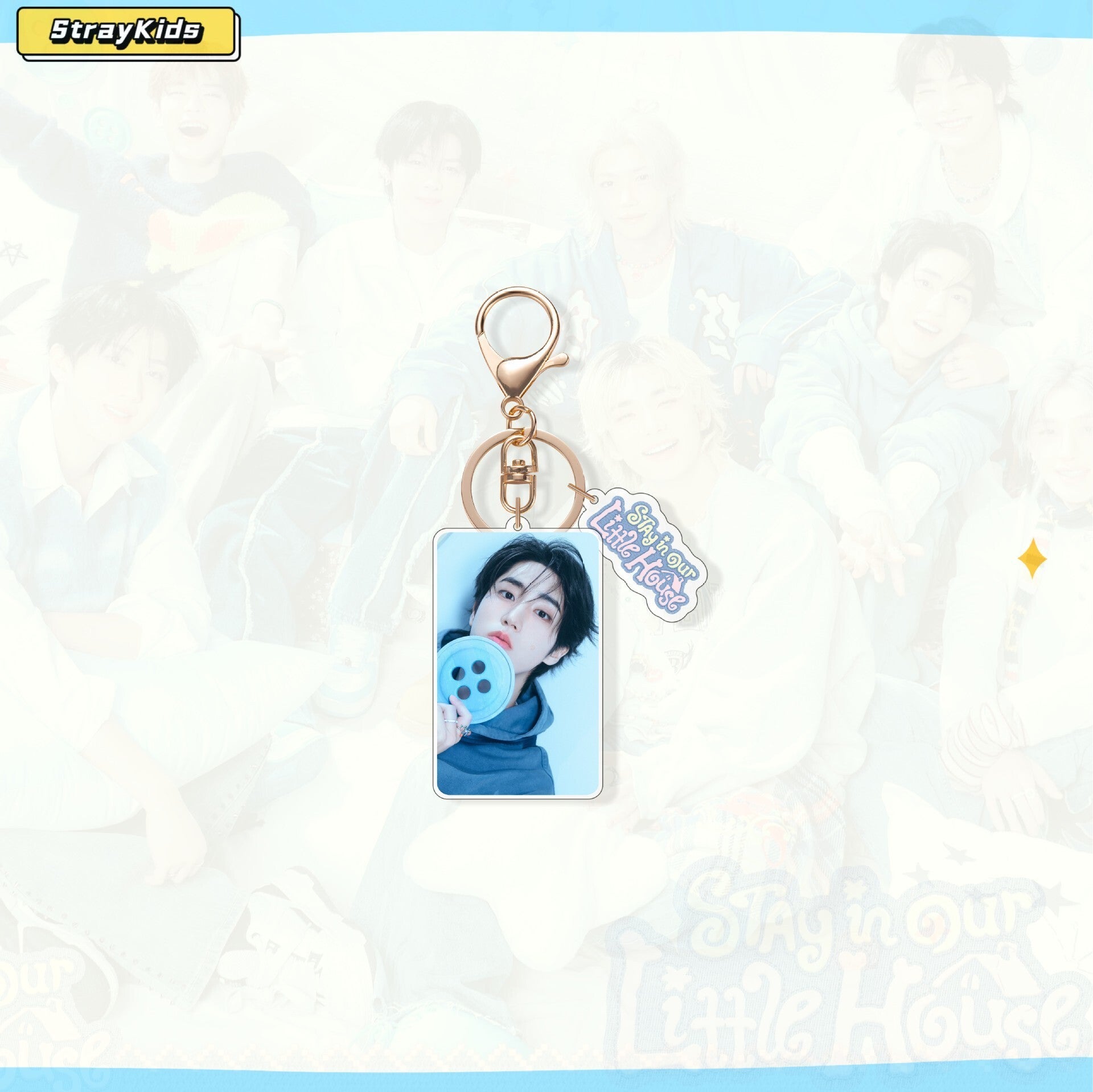 Stray Kids 6th Fan Meet Stay In Our Little House Keychain 2026