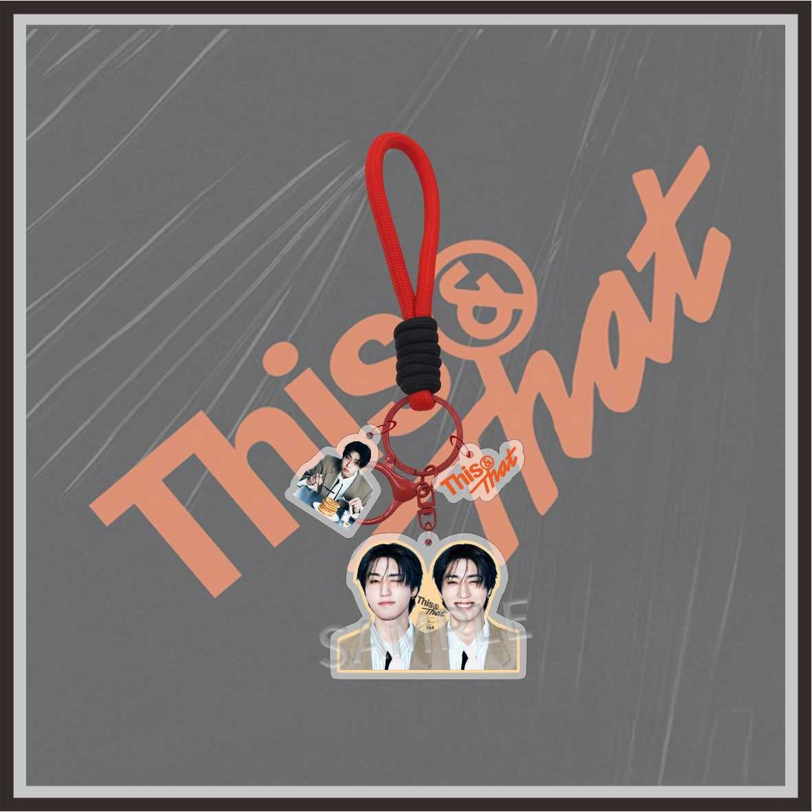 Straykids This & That Keychain Orange Accessories